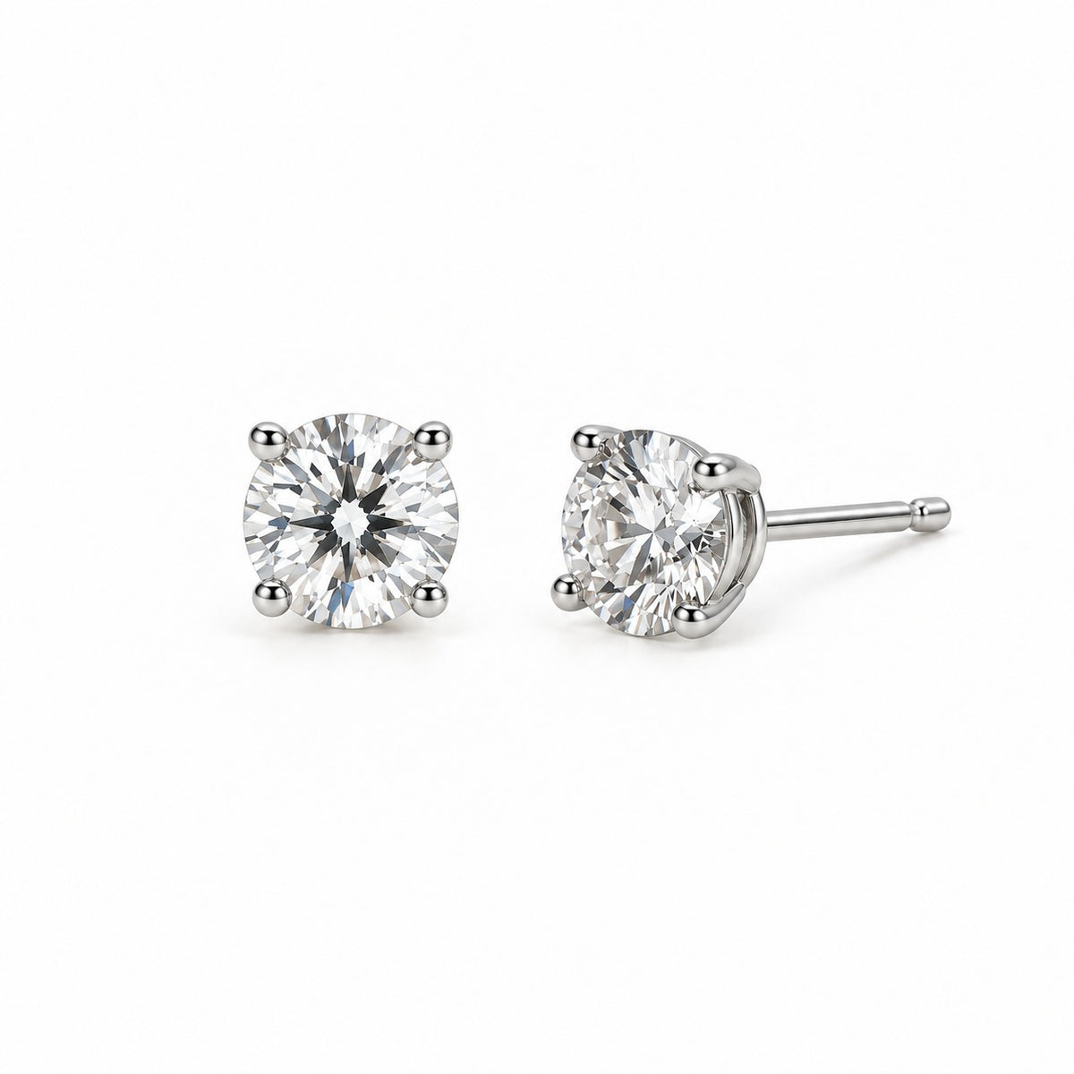 Silver Grace Studs